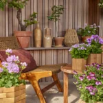 lugar de descanso en el jardin