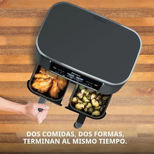 freidora de aire nija 2 secciones